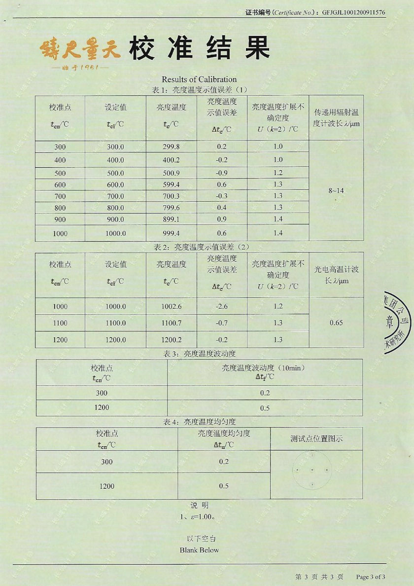 蘇州方圓儀器設(shè)備校準(zhǔn)檢測服務(wù)有限公司-黑體輻射源